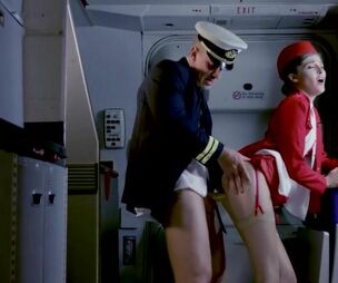 Rhiannon Ryder - Sweetheart Stewardess During The Flight,