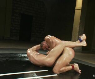 NakedKombat Trent Diesel vs Ryan Rockford The Lube Match