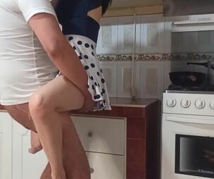 Intercourse In The Kitchen With My Gf